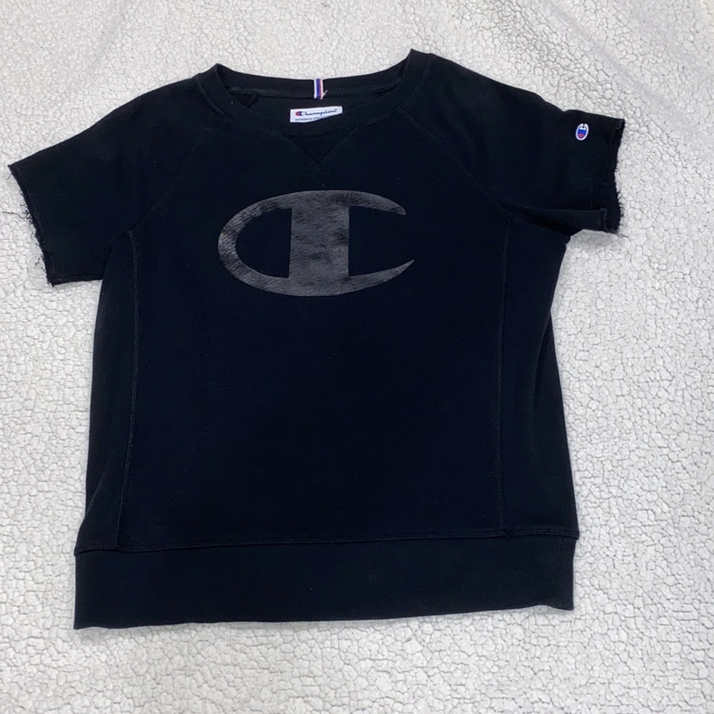 Champion Black Short-sleeve T-shirt
